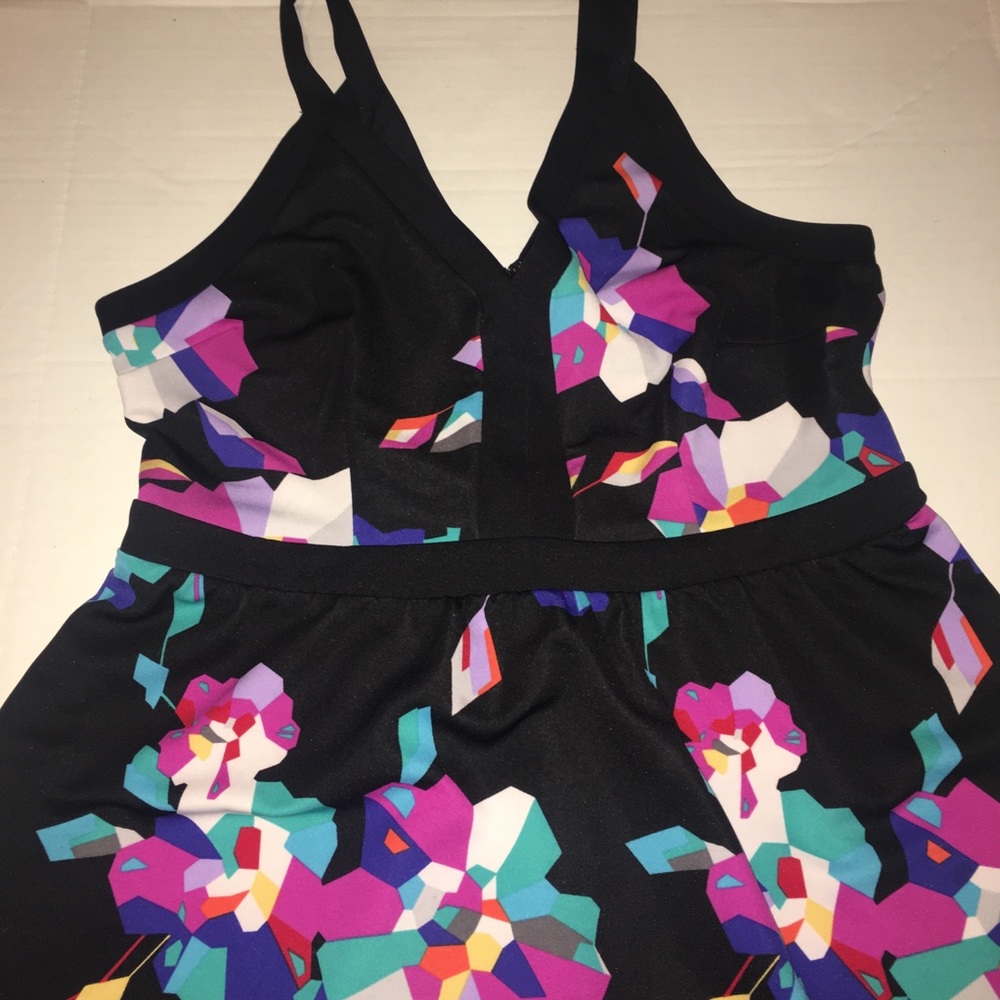 Nicole Miller flirty colorful A line tank dress - Picture 2 of 5